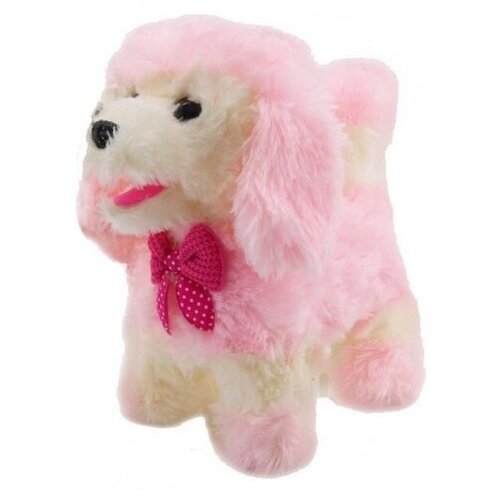 Радиоуправляемая собака робот / Игрушка плюшевая на пульте управления Пудель