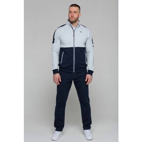 Костюм Bilcee, олимпийка и брюки, силуэт свободный, карманы, размер 52, серый