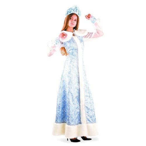 фото Костюм снегурочки шелк взрослый, 42-44 батик