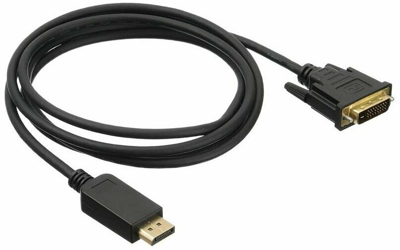 Кабель NingBo DisplayPort (m) - DVI-D Dual Link (m), 1.8 м, черный - фото №5