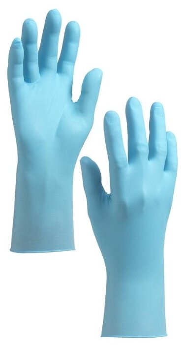 Перчатки нитриловые Kimberly-Clark "KleenguardG10 Blue" М голубые 100шт/уп.