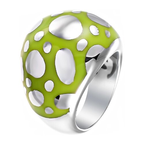 фото Element47 широкое ювелирное кольцо из серебра 925 пробы с бирюзой и силиконом dsr1643_tq_ci_wg, размер 15.75