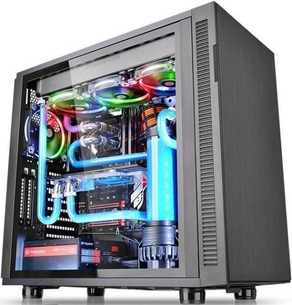 Корпус ATX Thermaltake CA-1S3-00M1WN-03 черный, без БП, с окном, 2*USB 2.0, USB 3.0, audio - фото №3