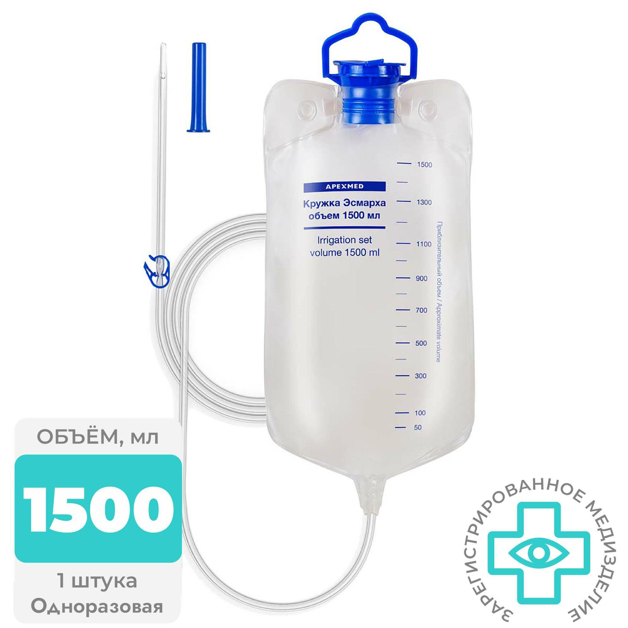 Кружка эсмарха апексмед 1,5л