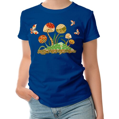 фото Футболка roly, размер l, синий