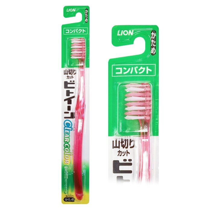 Зубная щетка, Lion Япония, Between, Прозрачная, жесткая
