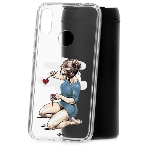 фото Чехол на xiaomi redmi note 7 kruche print рисуя любовь