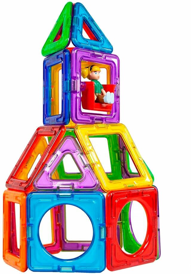 фото Magformers Магнитный конструктор Basic Plus Set 27 деталей Magformers 715014-Д