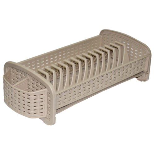 фото Сушилка для посуды violet ротанг 2701 46x23x14 см