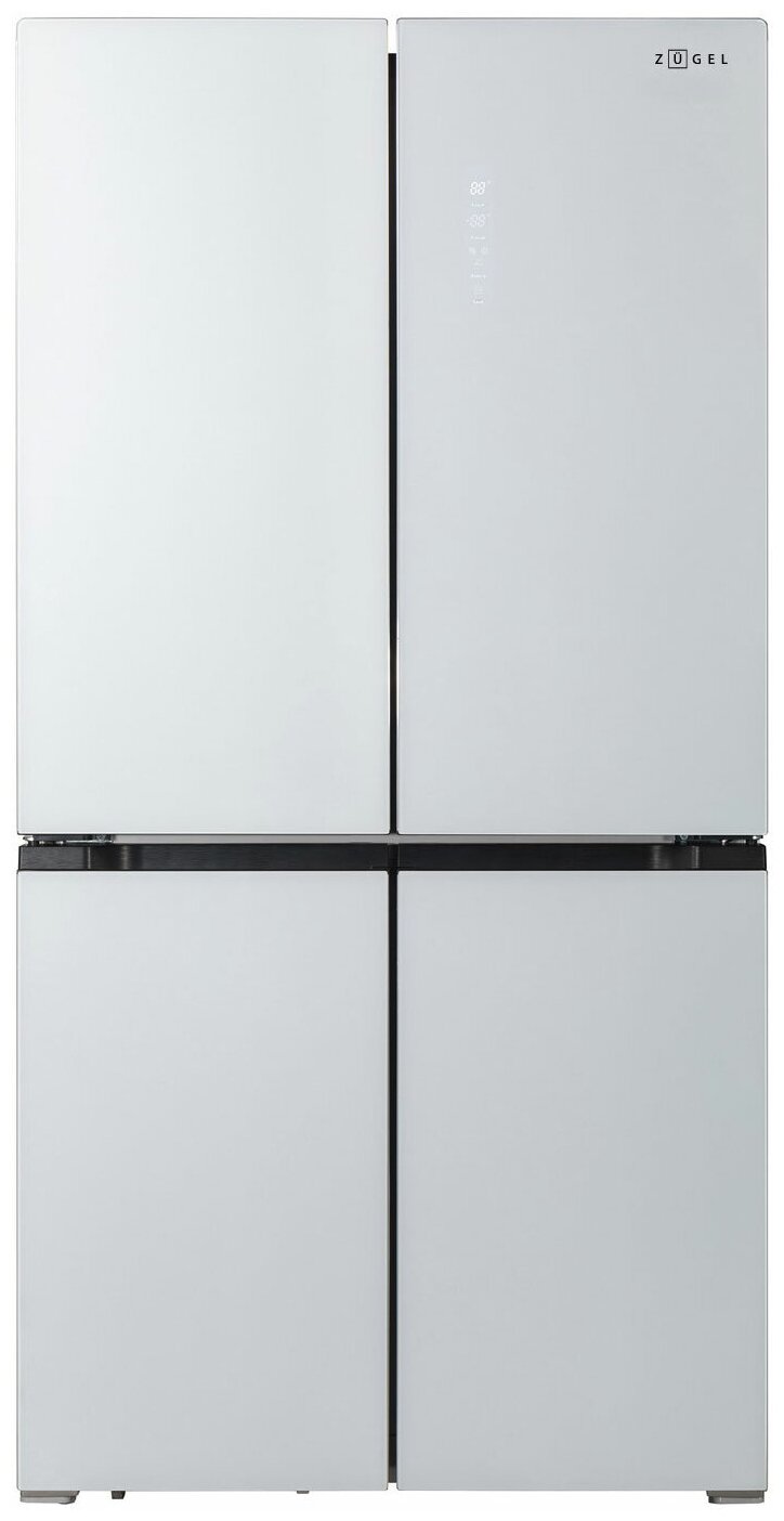 Холодильник Side-by-Side ZUGEL ZRCD430W, белый