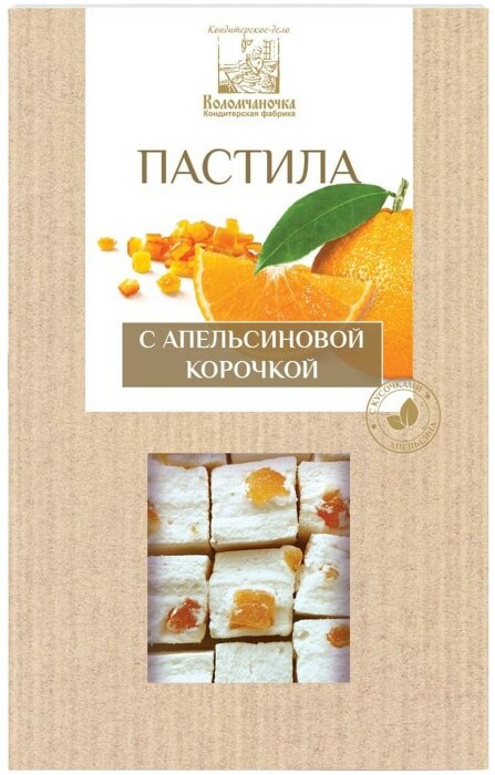 Пастила Коломчаночка с апельсиновой корочкой 90г