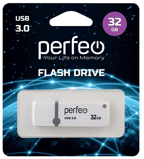 USB флешка Perfeo 3.0 32GB C08 White