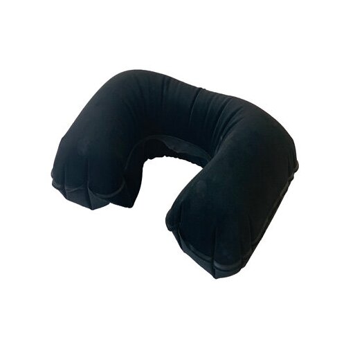 Подушка для шеи надувная Flyandtrip 42х26см черная 1шт