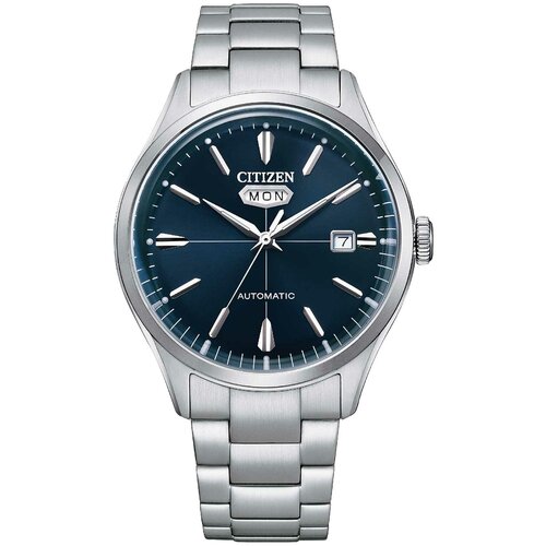 наручные часы citizen automatic синий Наручные часы CITIZEN Automatic, синий