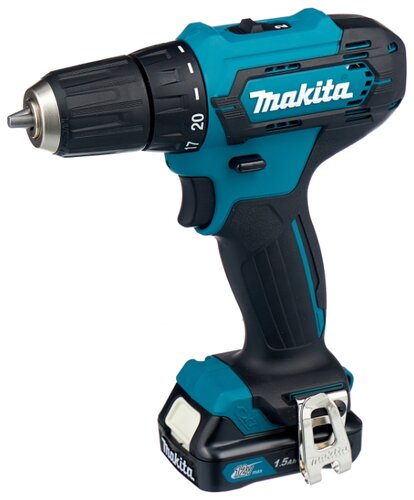 Аккумуляторная дрель-шуруповерт Makita DF333DWYE 30 Н·м