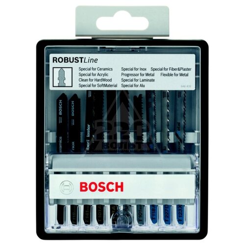 фото Набор пилок для электролобзика bosch 2607010574 10 шт.