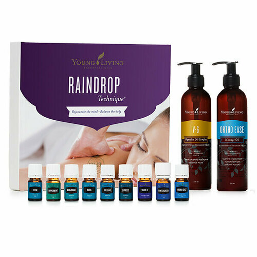 Янг Ливинг Коллекция масел для массажа по технике Raindrop/ Young Iiving Raindrop Technique Essential Oil Collection эфирное масло мята lenel sdelanovsibiri peppermint essential oil aromatherapy for home 5 мл