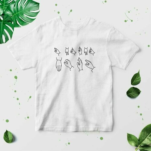 фото Футболка, размер 2xl, белый нет бренда