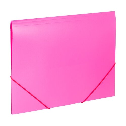 BRAUBERG Папка на резинках Office А4, розовая