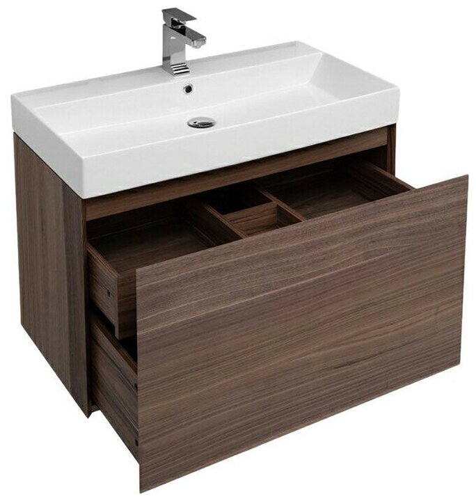 Тумба под раковину Aquanet Нью-Йорк 85см 203947 - фото №6