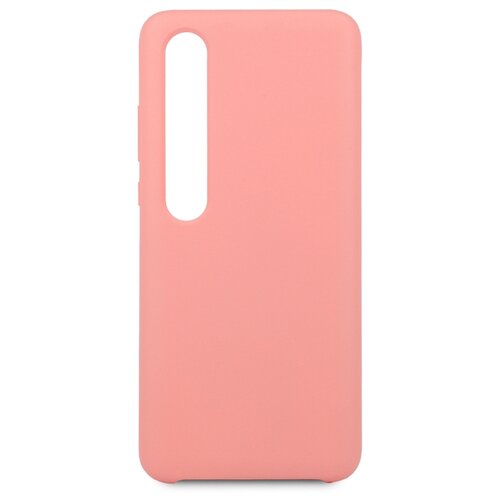 фото Cиликоновый чехол для xiaomi mi 10 pro и mi 10 / silicone case для сяоми ми 10 про и ми 10 / с бархатистым покрытием внутри (розовый) life style