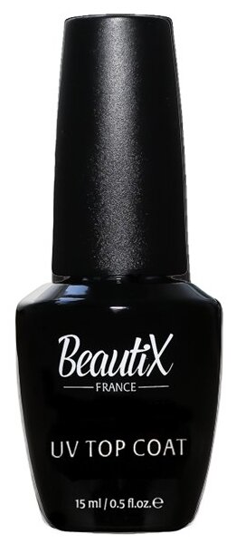 Beautix Верхнее покрытие Uv Top Coat, прозрачный, 15 мл