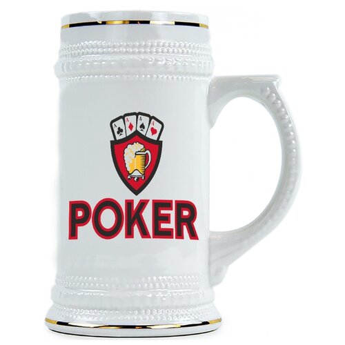 фото Пивная кружка покер drabs