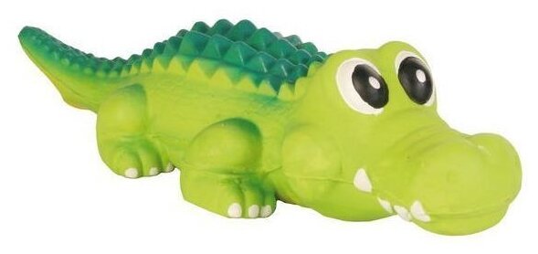 Жевательная игрушка для собак Trixie Крокодил из латекса с пищалкой 35 см - фото №1