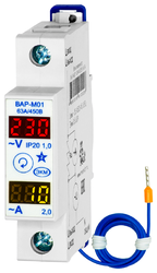 Амперметр цифровой МЕАНДР ВАР-М01 63А/450В УХЛ4