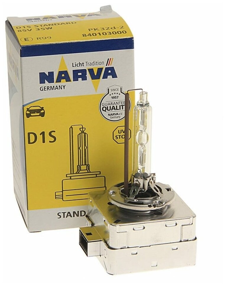 Лампа автомобильная ксеноновая Narva 84010 D1S 85V 35W PK32d-2 1 шт ...