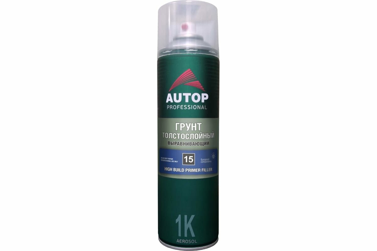 Грунт "Autop" Выравнивающий №15 (High Build Primer Filler) Белый толстослойный аэрозольный 650 мл