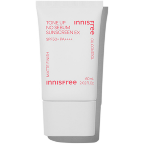 Солнцезащитный корректирующий крем для жирной кожи Innisfree Tone Up No Sebum Sunscreen SPF50 PA+++, 60 мл