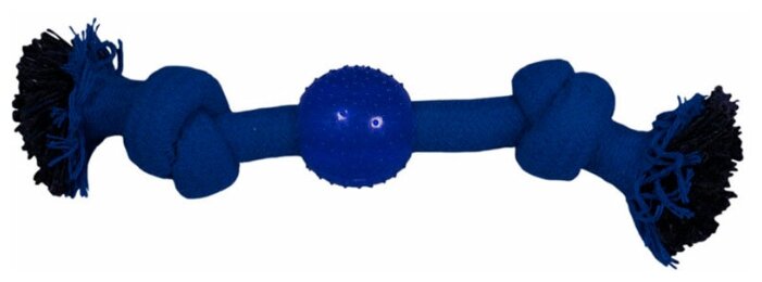 Игрушка TRIOL веревка-канат с мячом и двумя узлами 23 см - фотография № 1