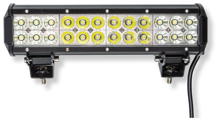 Фара светодиодная AutoExpert B72 для Off Road 310*80*60 мм 9V-48V 4000 Lum 6000K IP67 24 диода по 3W комбо свет