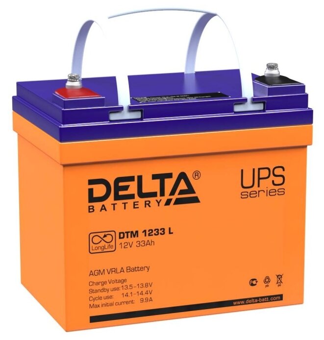 Аккумуляторная батарея DELTA Battery DTM 1233 L 33 А·ч