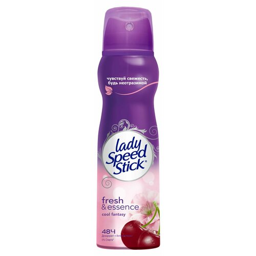 Дезодорант-антиперспирант спрей Lady Speed Stick fresh&essence Cool fantasy Цветок Вишни, 150 мл, 3 шт