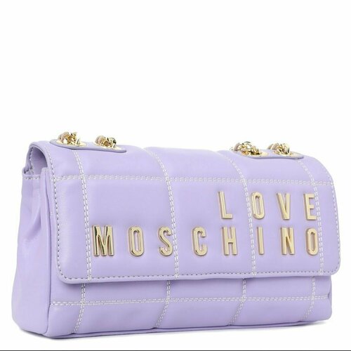 Сумка клатч LOVE MOSCHINO, фиолетовый