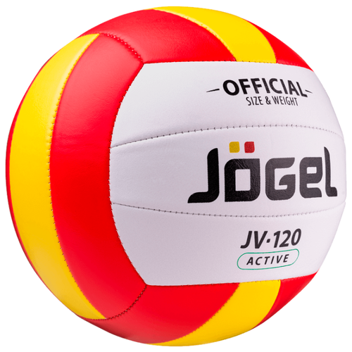 фото Волейбольный мяч jogel jv-120 красный/желтый/белый