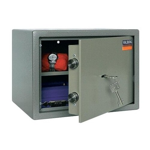 фото Сейф valberg "asm-25", 250х340х280 мм, 14 кг, ключевой замок, крепление к стене, полу