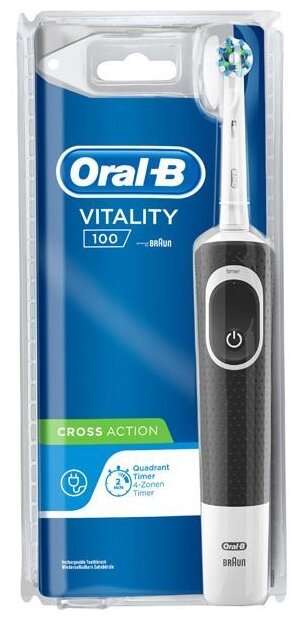 Электрическая зубная щетка Oral-B D100.413.1, black - фотография № 2
