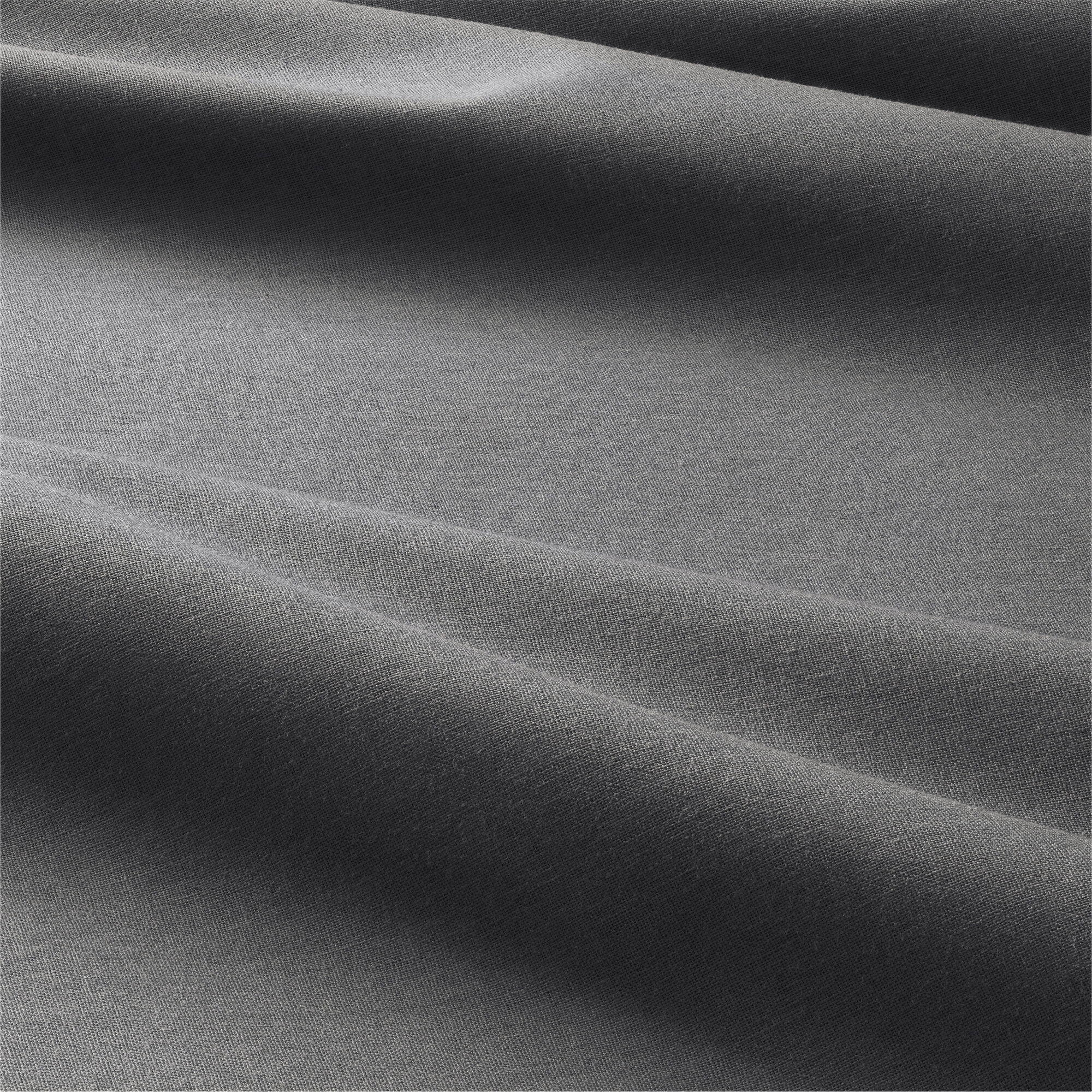 Изображение Простыня на резинке 160х200 см Pragma Telso, мягкий графитовый