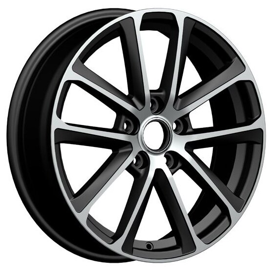 LEGEARTIS OPTIMA 9293666 Legeartis Optima VV241 17 / 7.0J PCD 5x112.00 ET 40.00 ЦО 57.10 Литой / Черный с полированной лицевой поверхностью