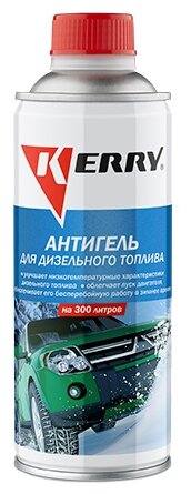 Антигель для дизельного топлива KERRY, концентрат, на 300 л, 520 мл