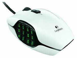 Игровая мышь Logitech G600 MMO Gaming Mouse White USB