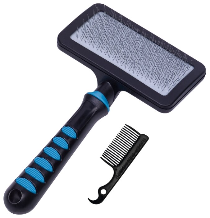 фото Щетка-пуходерка+расческа для кошек и собак большая