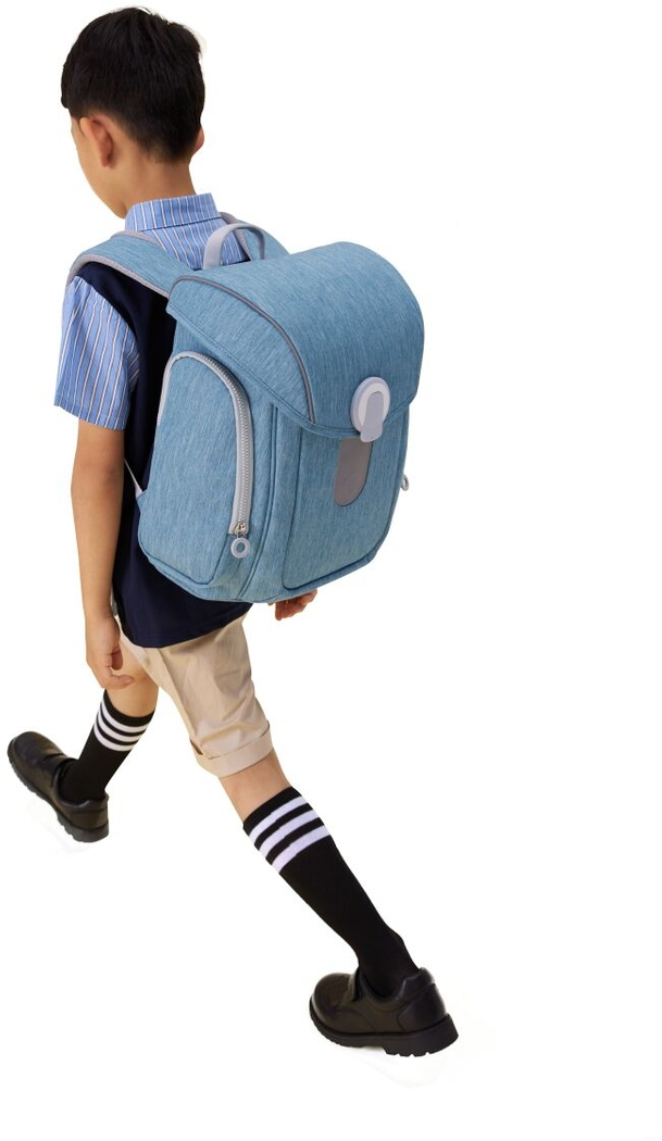 Рюкзак (школьная сумка) NINETYGO smart school bag голубой - фото №4
