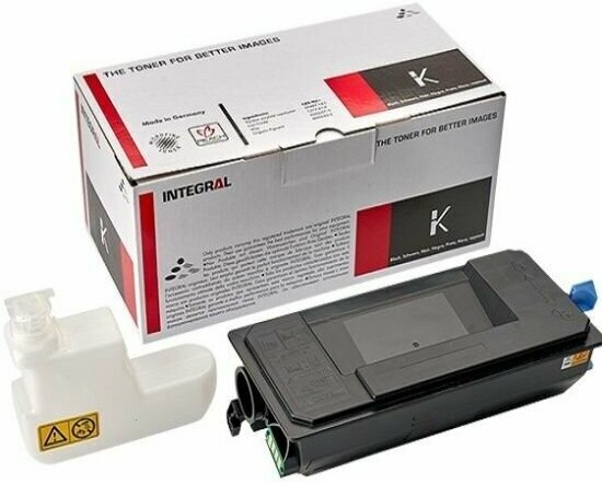 Лазерный картридж Integral TK-3100C черный ресурс 12500 страниц для принтеров Kyocera