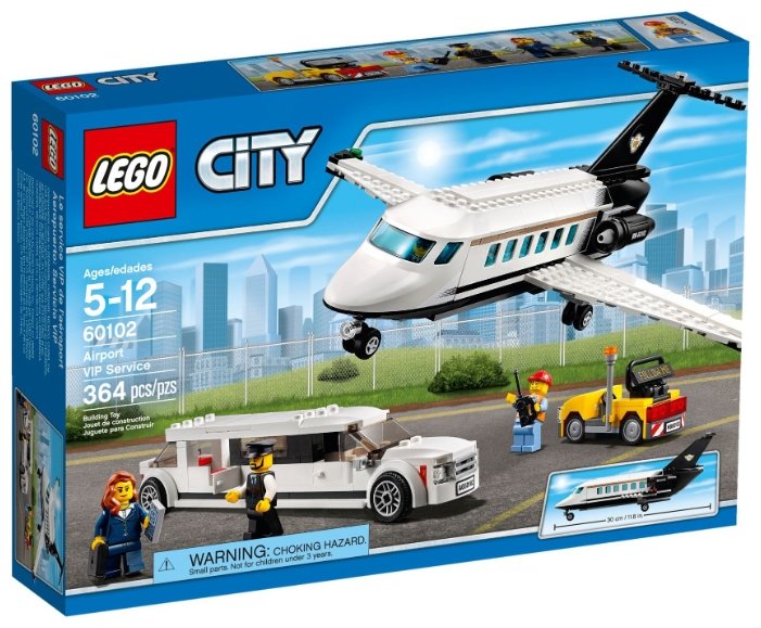 Конструктор LEGO City 60102 Обслуживание особо важных персон в аэропорту, 364 дет.