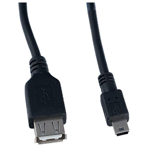 фото Perfeo кабель usb2.0 a розетка - mini usb вилка, длина 0,5 м. (u4201)