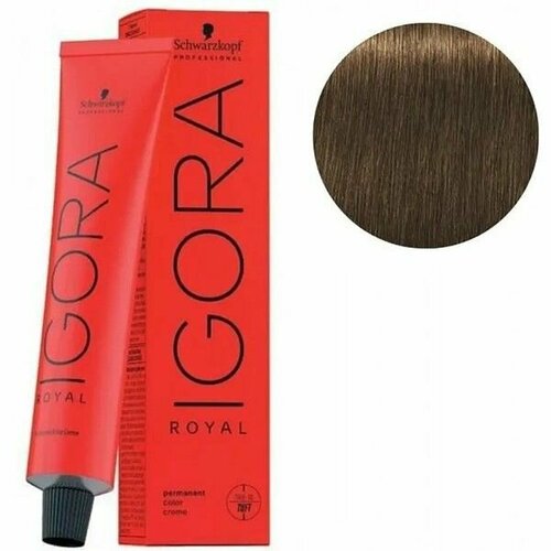 Schwarzkopf Краска-крем для волос Igora Royal 6-4 Темно-русый бежевый